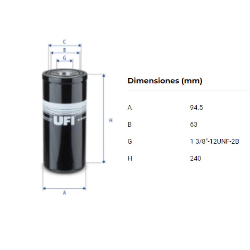 Filtro Ufi 87.012.00