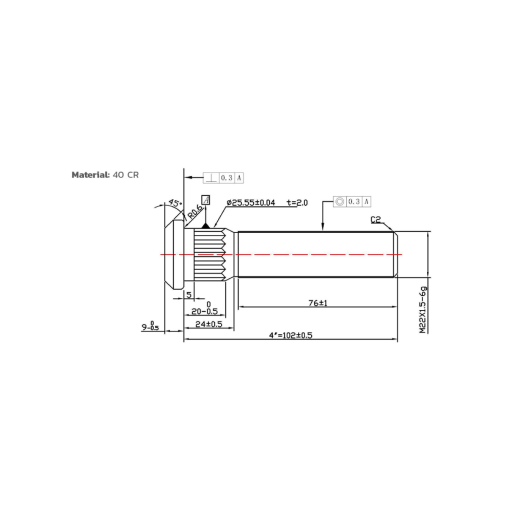 Birlo Unimount 22X102 Mm