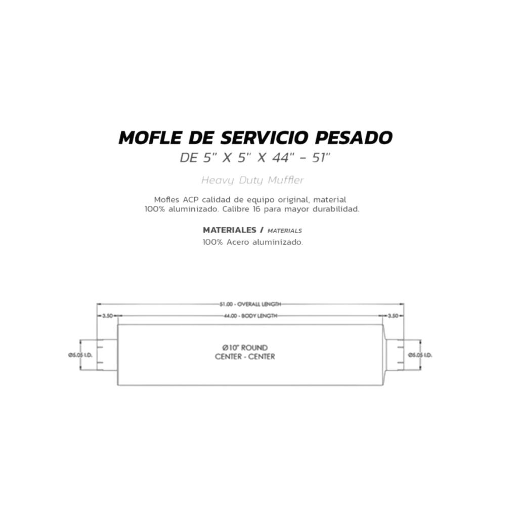 Silenciador Para Mofle Tractor Cal. 16 Universal