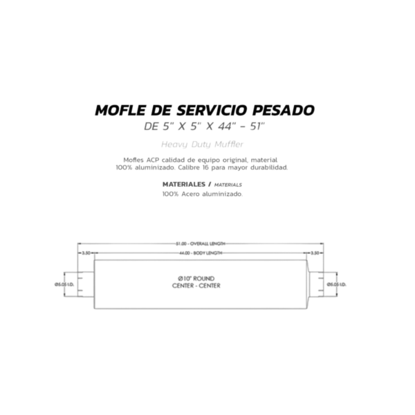 Silenciador Para Mofle Tractor Cal. 16 Universal - Image 2