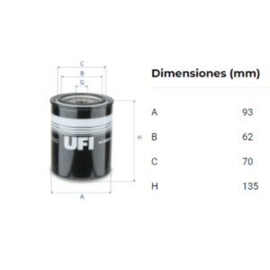 Filtro Ufi 29.009.00: imagen 2