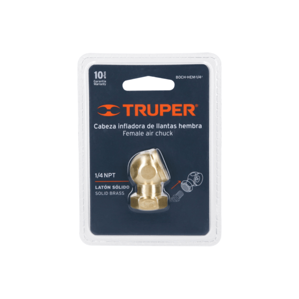 Cabeza Infladora De Llantas 1/4 Npt Hembra Truper 19088 - Image 3