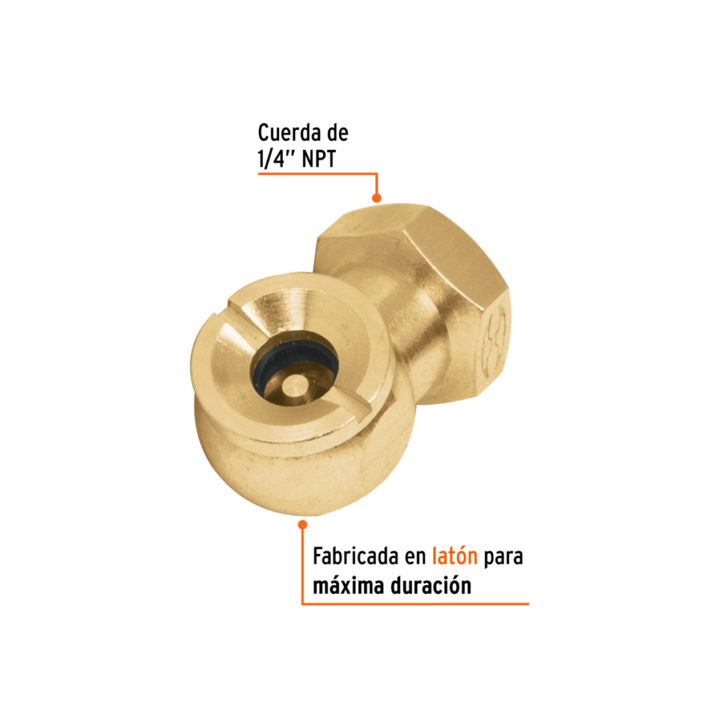 Cabeza Infladora De Llantas 1/4 Npt Hembra Truper 19088