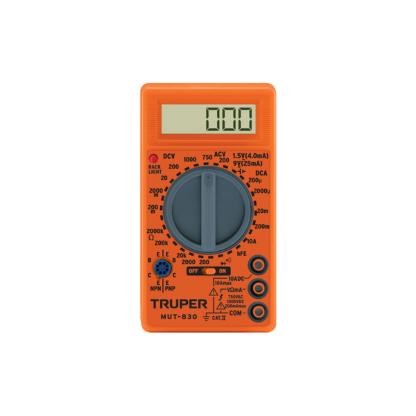 Multimetro Digital Escolar Truper 10400 - Image 2