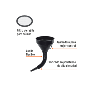 Embudo Plástico 500Ml 11207: imagen 2