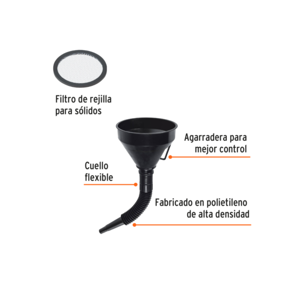 Embudo Plástico 500Ml 11207 - Image 2