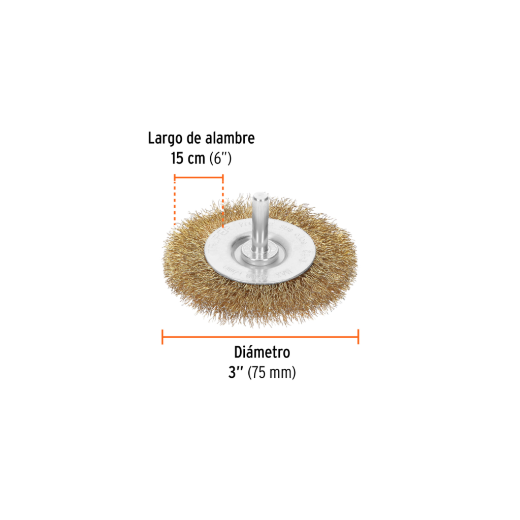 Carda Circular De 3 Para Taladro