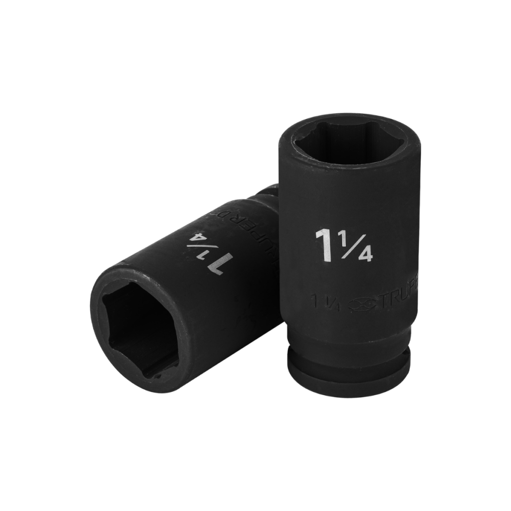 Dado Impacto Largo 6 Puntas Cuadro 3/4 De 11/4 Truper 12438