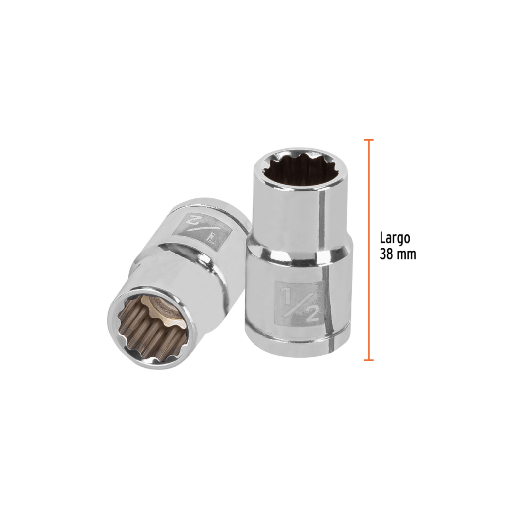 Dado 12 Puntas Cuadro 1/2 De 1/2 13302 Truper
