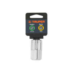 Adaptador Para Matraca De Cuadro Hembra 1/2 Macho3/4 Truper 13426: imagen 4