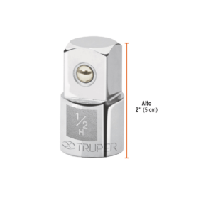 Adaptador Para Matraca De Cuadro Hembra 1/2 Macho3/4 Truper 13426: imagen 3