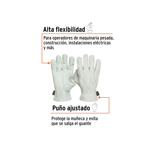 Guante Premium Ligeros Piel De Cabra Caja Con 6 Pares 14286 Truper - Image 2