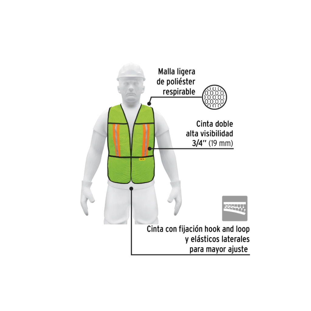 Chaleco Seguridad Reflejante Verde