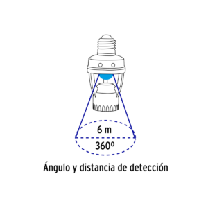 Portalampara Con Sensor De Movimiento 360 Volteck 46274: imagen 3