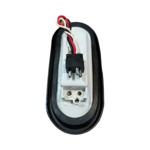 Lampara O Plafon Ovalado Ambar De Base Goma Con Conector: imagen 3