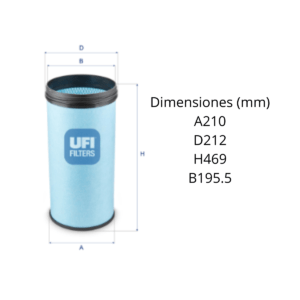 Filtro Ufi 27.F19.00: imagen 2