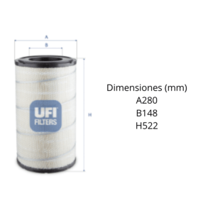 Filtro Ufi 27.H28.00: imagen 2