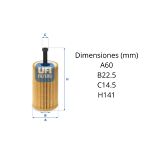 Filtro Ufi 25.032.00: imagen 2
