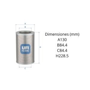 Filtro Ufi 25.463.00: imagen 2