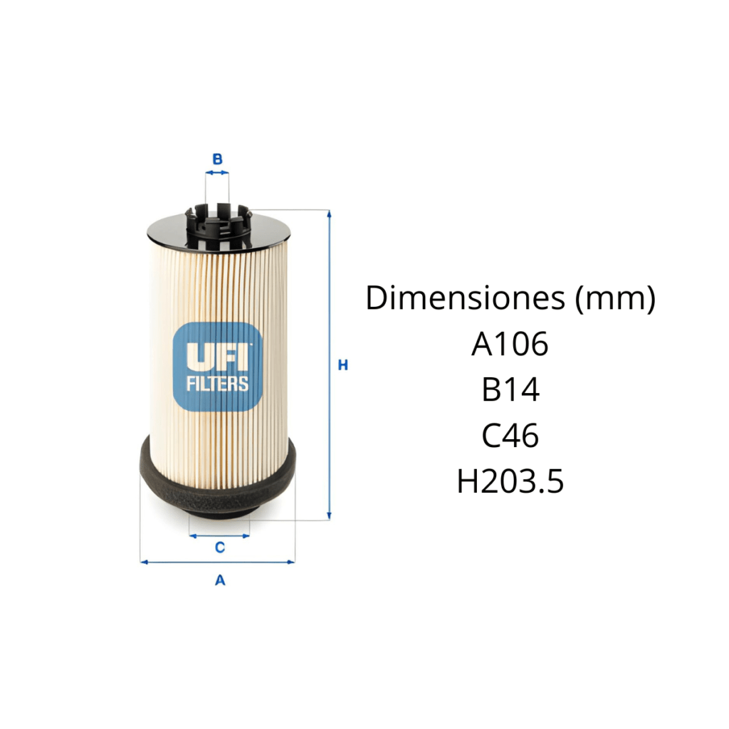 Filtro Ufi 26.001.00