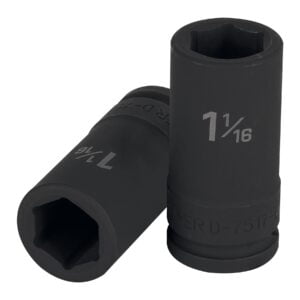 Dado Impacto Largo 6 Puntas Std 1 1/16" 12435