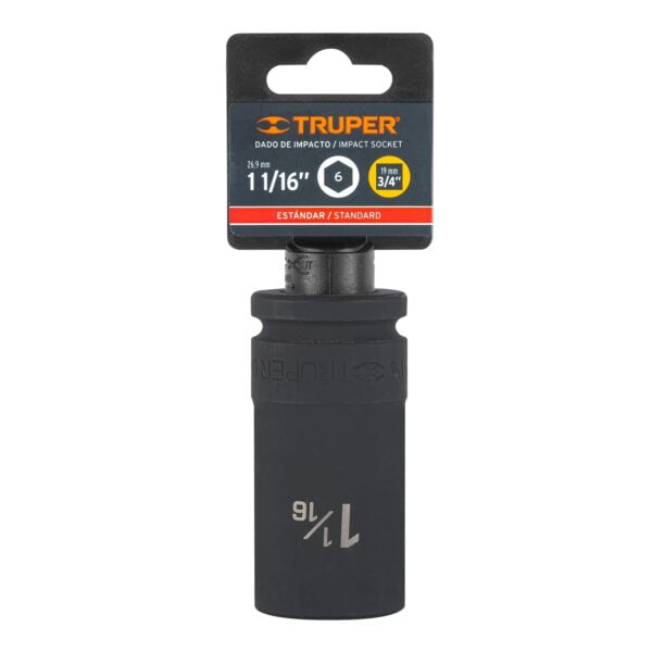 Dado Impacto Largo 6 Puntas Std 1 1/16" 12435 - Image 5