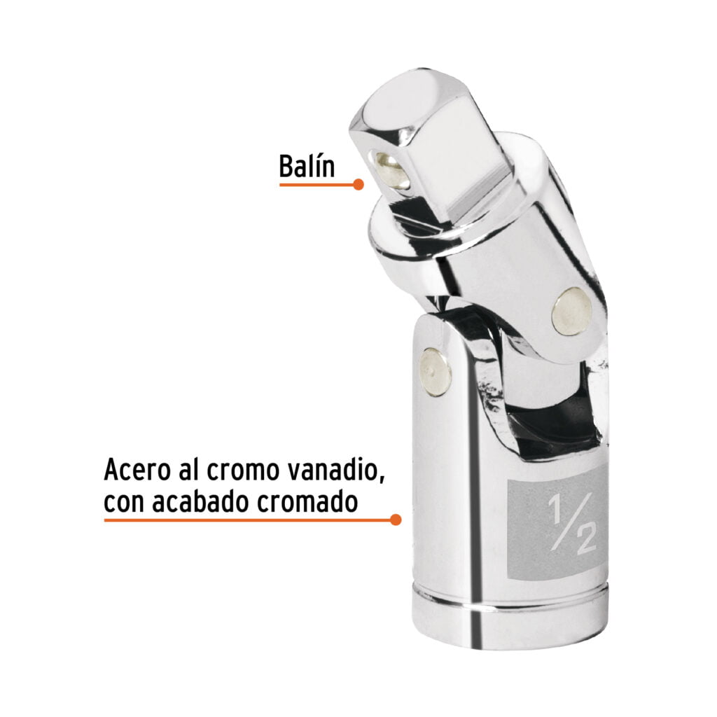 Nudo Universal Para Dados Con Cuadro 1/2 Truper 13428