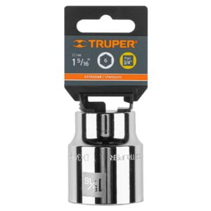 Dado 6 Puntas Cuadro 3/4 De 1-5/16 Truper 13829: imagen 4