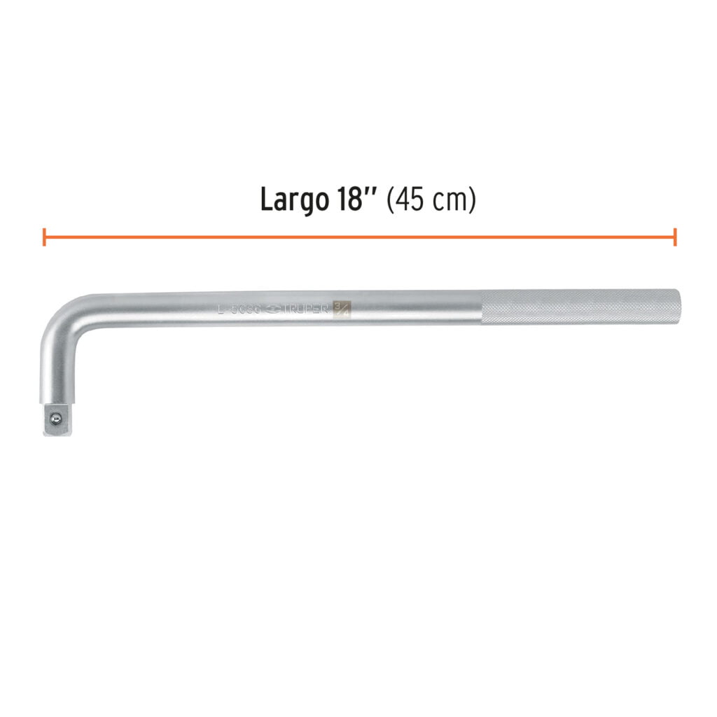 Mango Cuadro 3/4 En L Largo 18" 13914 Truper