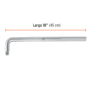 Mango Cuadro 3/4 En L Largo 18" 13914 Truper: imagen 3
