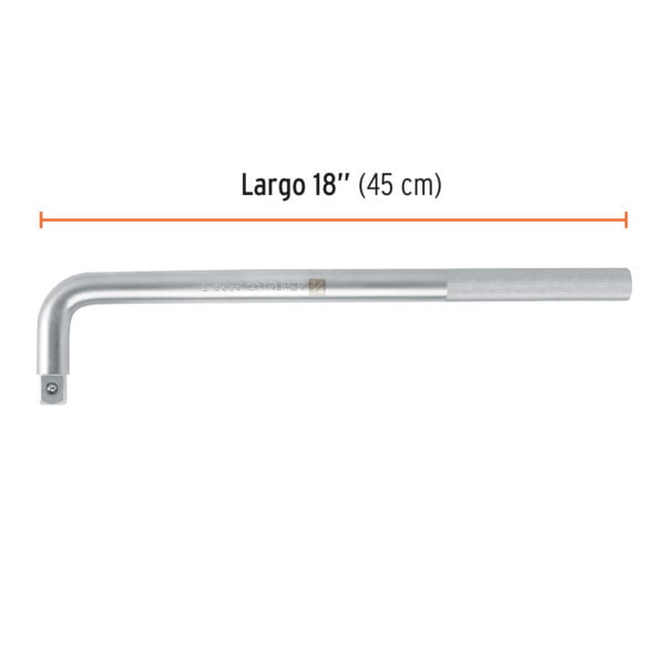 Mango Cuadro 3/4 En L Largo 18" 13914 Truper - Image 3
