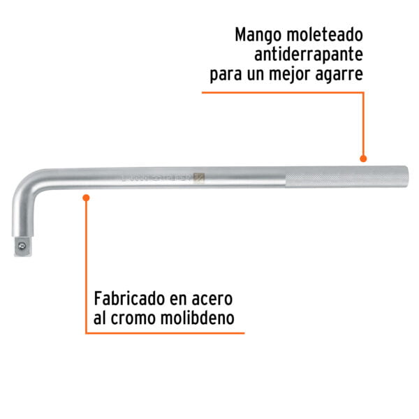 Mango Cuadro 3/4 En L Largo 18" 13914 Truper - Image 2