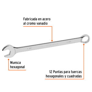 Llave Combinada Extra Larga 1-1/4 X 428 Mm Expert Truper 15605: imagen 2