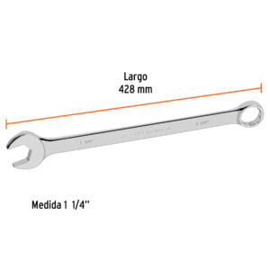 Llave Combinada Extra Larga 1-1/4 X 428 Mm Expert Truper 15605: imagen 3