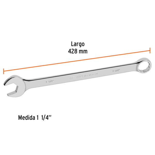 Llave Combinada Extra Larga 1-1/4 X 428 Mm Expert Truper 15605 - Image 3