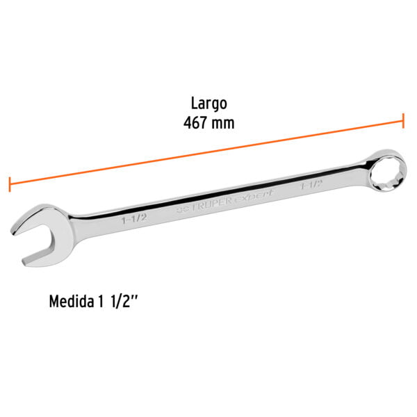 Llave Comb. Extralarga 1-1/2 X 467Mm Expert Truper 15609 - Image 3