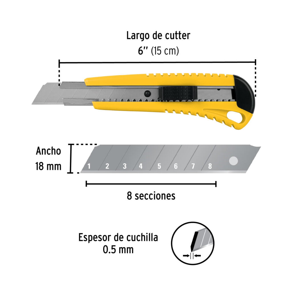 Exacto Cutter 6" Metalica 22396 Pretul
