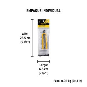 Exacto Cutter 6" Metalica 22396 Pretul: imagen 5