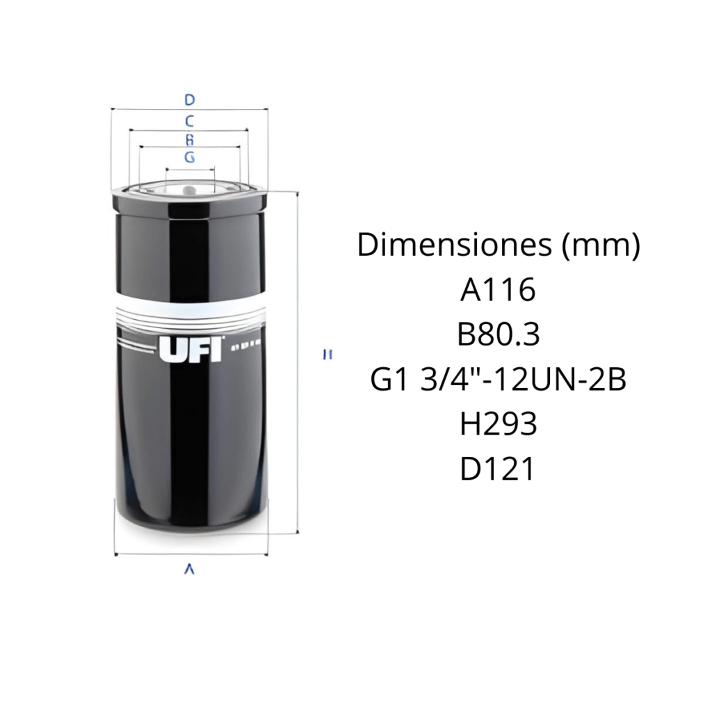 Filtro Ufi 87.011.00