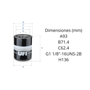 Filtro Ufi 80.139.00: imagen 2