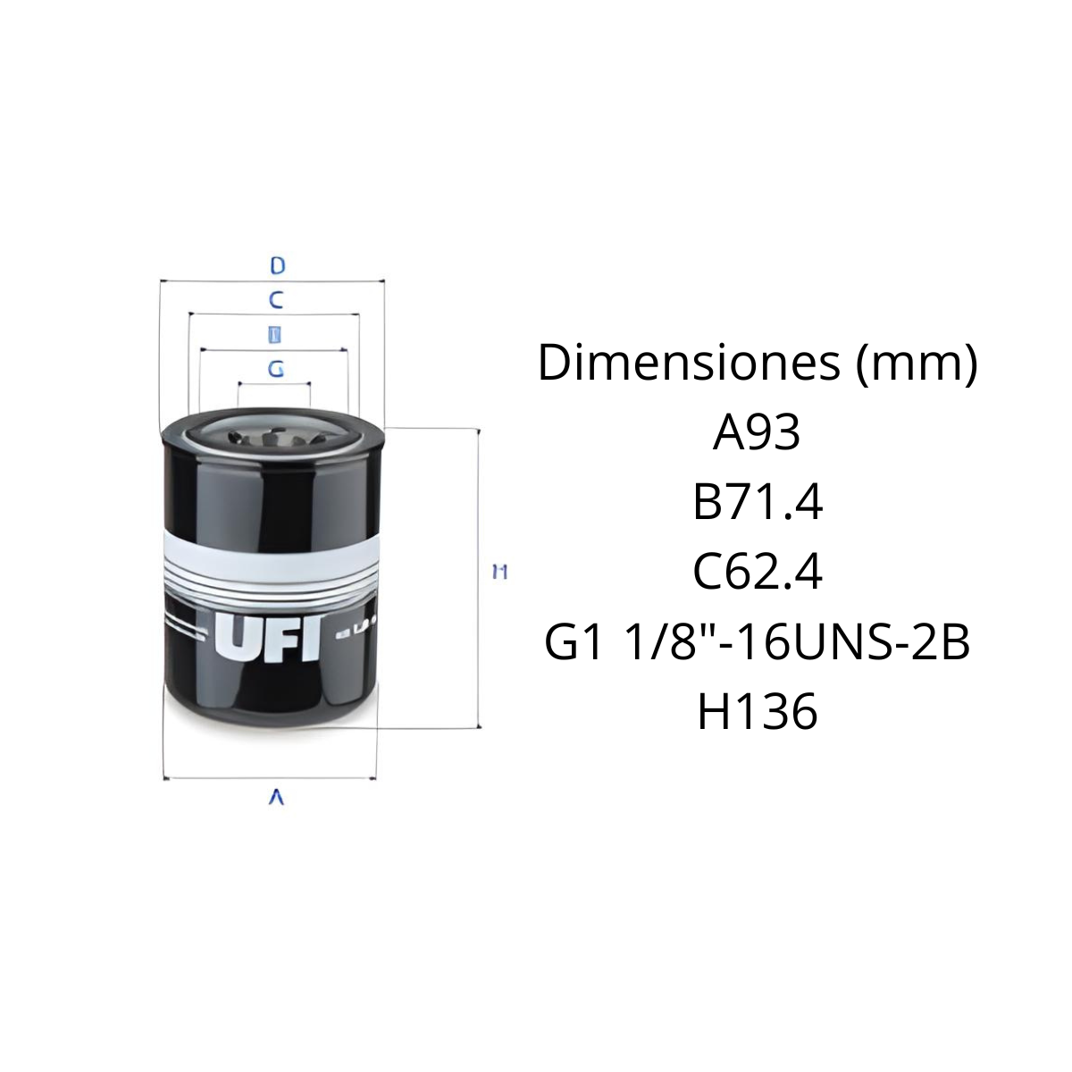 Ufi Filters 30.139.00 Filtro Aria Motore – Diametro 248mm, Altezza 49mm