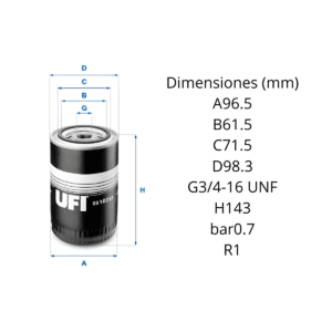 Filtro Ufi 23.102.02: imagen 2