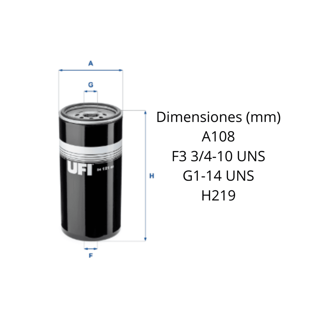 Filtro Ufi 24.121.00