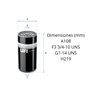 Filtro Ufi 24.121.00: imagen 2