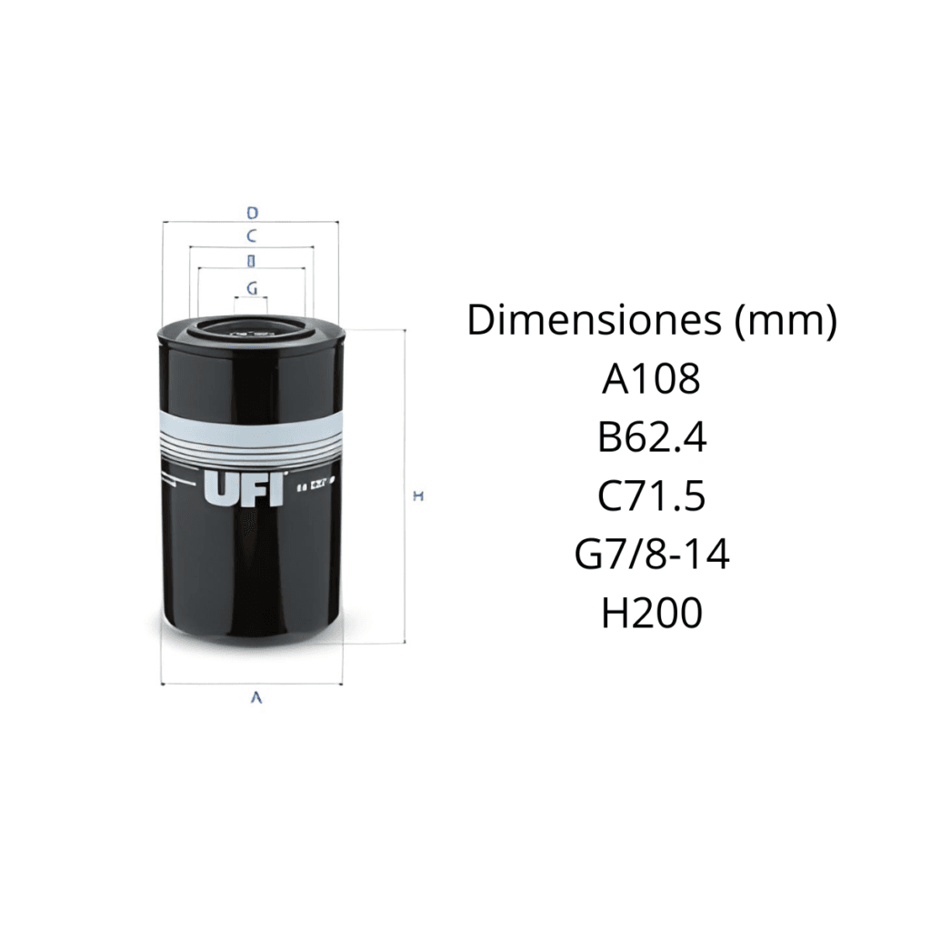 Filtro Ufi 24.257.00