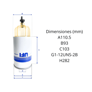 Filtro Ufi 55.663.B0: imagen 2
