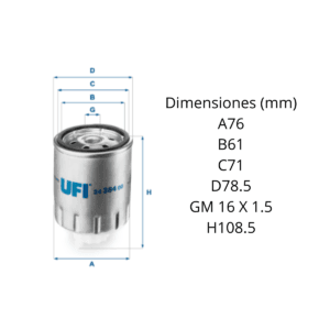 Filtro Ufi 24.384.00