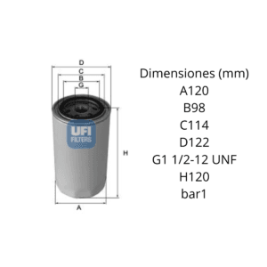 Filtro Ufi 23.577.00: imagen 2