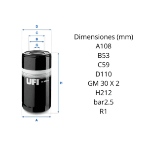 Filtro Ufi 23.305.00: imagen 2