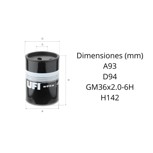 Filtro Ufi 29.013.00 - Image 2